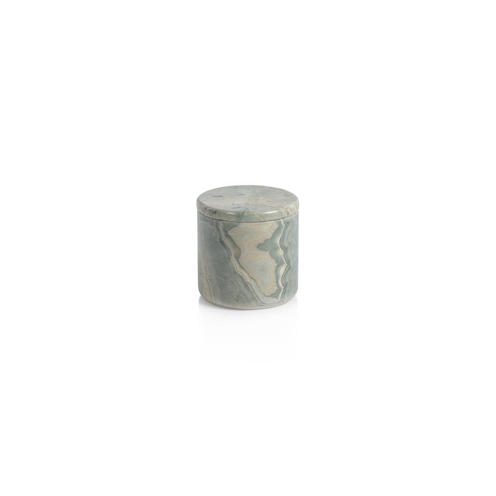 Blue Onyx Canister Jar - Jar by Carlyle Avenue