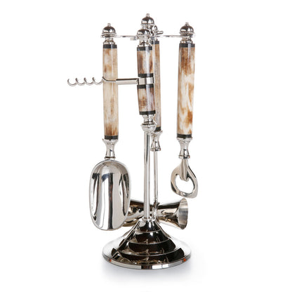 Bone Handle Bar Tool Set - Barware by Carlyle Avenue