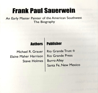 BOOKS - "Frank Paul Sauerwein"