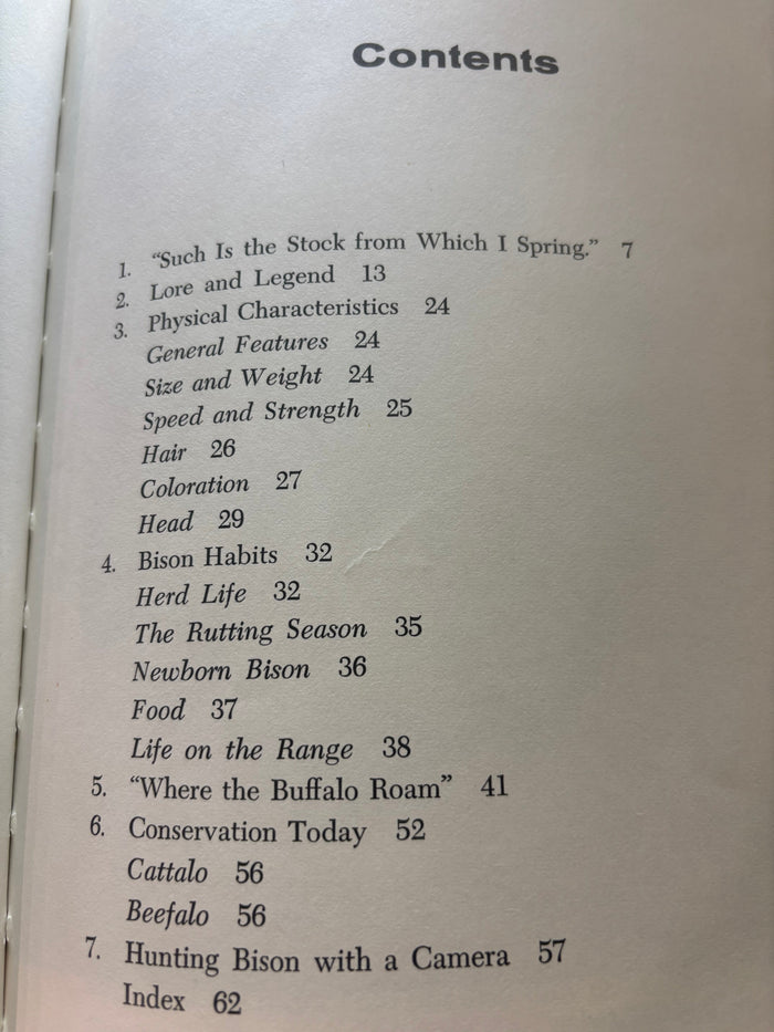 BOOKS - Wonders of the Bison World`
