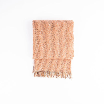 Boucle Tweed Soft Touch Blanket Scarf - Oversized & Stylish