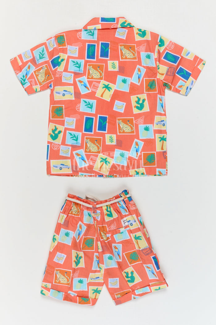 Boys Casual Co Ord Set for Summer Outings and Playtime