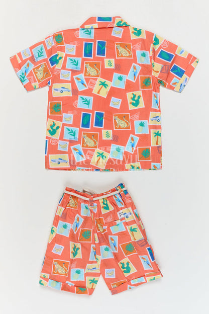 Boys Casual Co Ord Set for Summer Outings and Playtime