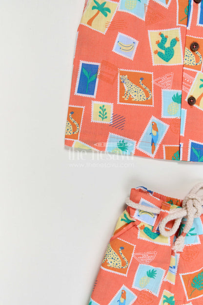 Boys Casual Co Ord Set for Summer Outings and Playtime