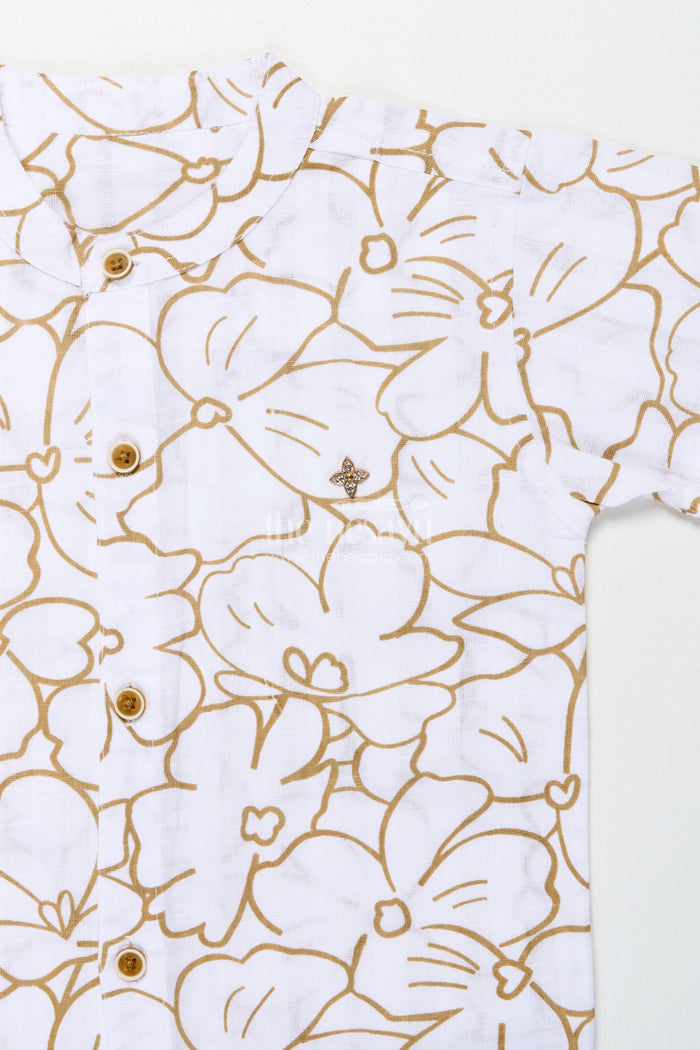 The Nesavu Boys Casual Set Boys Casual Cotton Set for School and Daily Wear Nesavu Nesavu boys casual cotton set digital print school everyday wear