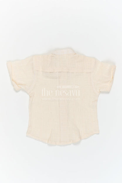 The Nesavu Boys Cotton Shirt Boys Casual Cotton Shirt for Holidays and Weekend Wear Nesavu Nesavu Boys Casual Cotton Shirt For Holidays And Comfortable Everyday Wear