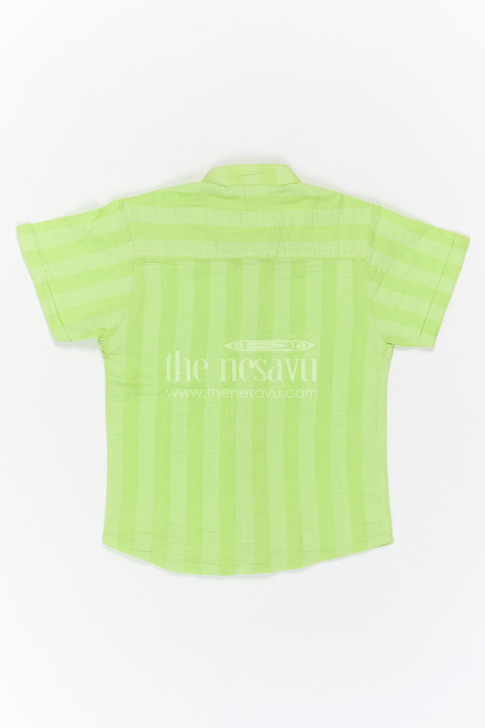 The Nesavu Boys Cotton Shirt Boys Casual Cotton Shirt for Summer Outings and Holidays Nesavu Nesavu Boys Casual Cotton Checked Shirt For Summer Outings And Holidays