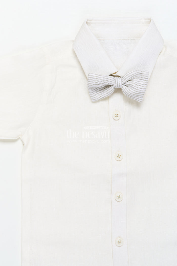 The Nesavu Boys Casual Set Boys Casual Set for Birthdays and Family Day Outings Nesavu Nesavu boys casual outfit printed jacket birthdays smart family outings