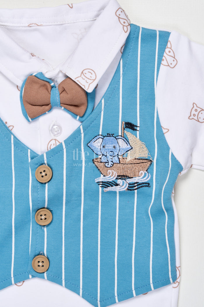 The Nesavu Boys Casual Set Boys Cotton Casual Set for Everyday Comfort and Fun Nesavu Nesavu boys cotton casual wear set shirt shorts daily comfort summer play