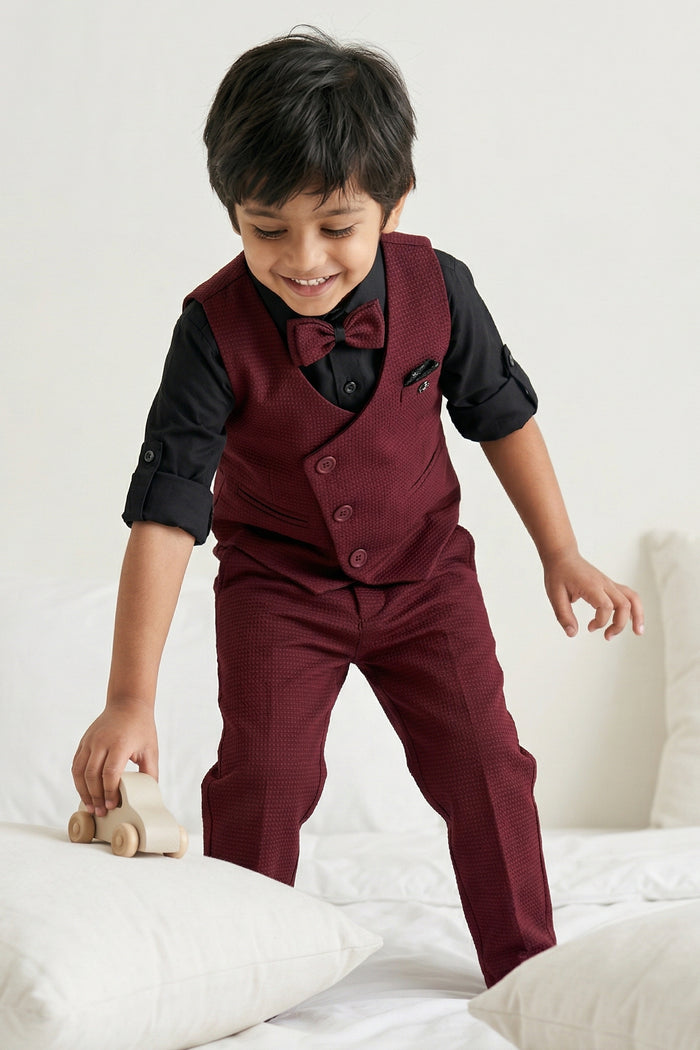 Boys Cotton Casual Set for Family Outings and Comfort Wear