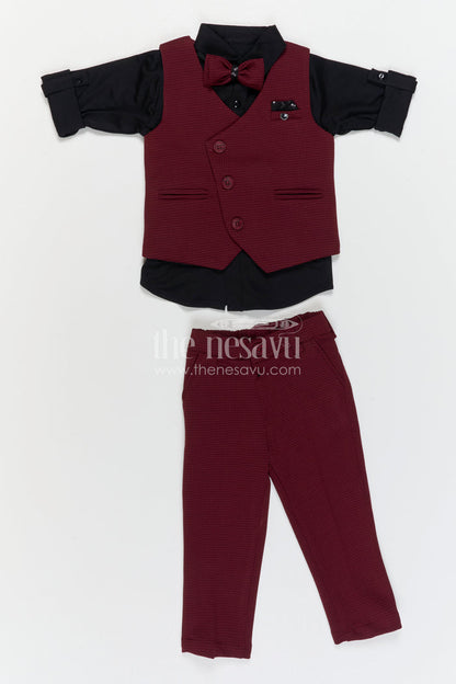 Boys Cotton Casual Set for Family Outings and Comfort Wear