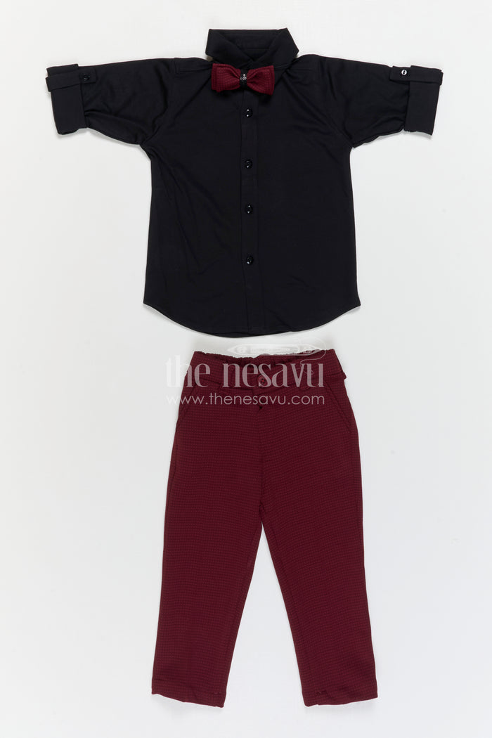 Boys Cotton Casual Set for Family Outings and Comfort Wear