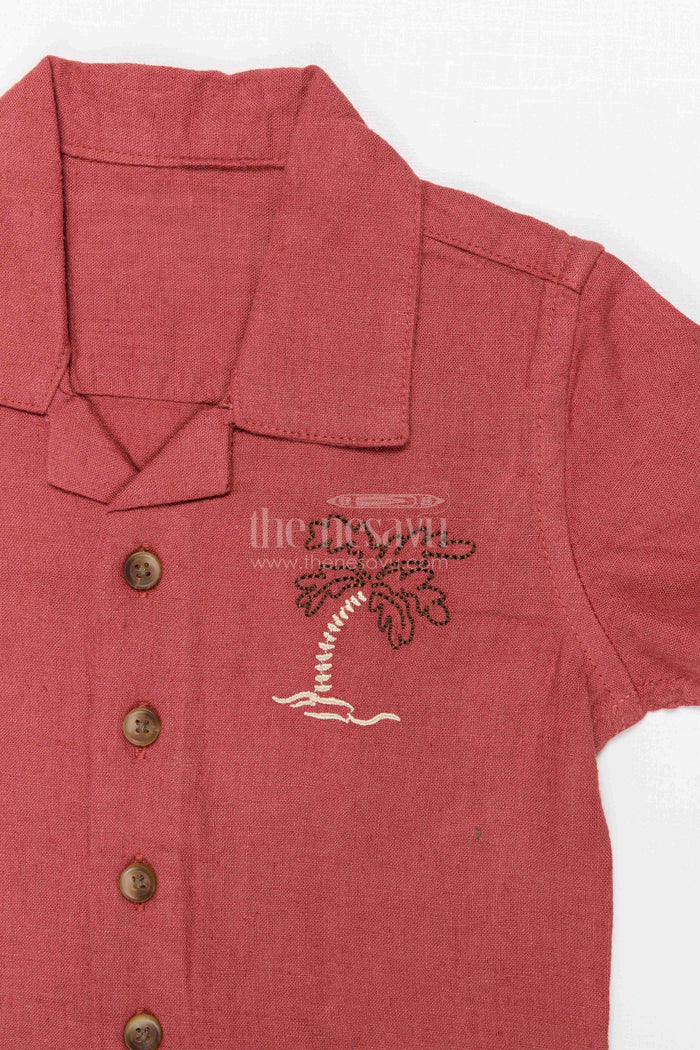 The Nesavu Boys Casual Set Boys Cotton Co Ord Set for Birthday Parties and Outings Nesavu Nesavu Boys Cotton Co Ord Set For Birthday Parties Casual Celebrations And Family Outings