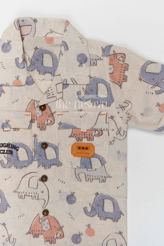 The Nesavu Boys Casual Set Boys Cotton Co Ord Set for Playtime and Daily Wear Nesavu Nesavu boys cotton co ord set for playtime and daily wear with fun printed design and breathable comfort