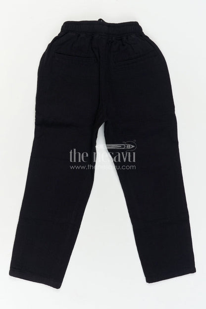 The Nesavu Boys Pant Boys Cotton Pants for Daily Wear and Casual Outings Nesavu Nesavu Boys Muslin Cotton Pants For Daily Wear Comfortable Breathable Casual Outfit For Kids