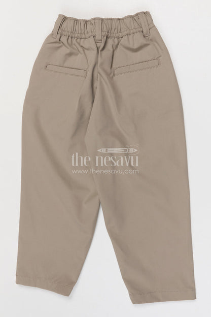 The Nesavu Boys Pant Boys Cotton Pants for School Uniforms and Everyday Wear Nesavu Nesavu boys cotton twill pants comfortable school uniform and casual kids wear