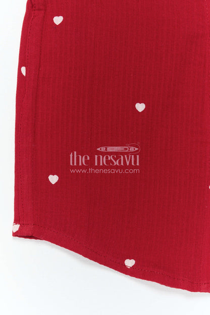 The Nesavu Boys Cotton Shirt Boys Cotton Shirt for Birthday Parties and Special Occasions Nesavu Nesavu Boys Crinkle Cotton Printed Shirt For Birthday Parties And Special Occasions With Soft Breathable Fabric