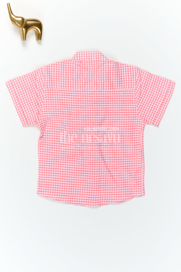 The Nesavu Boys Cotton Shirt Boys Cotton Shirt for Casual Outings and Daily Wear Nesavu Nesavu Boys Cotton Checked Shirt For Casual Outings And Daily Wear With Breathable Comfortable Fabric
