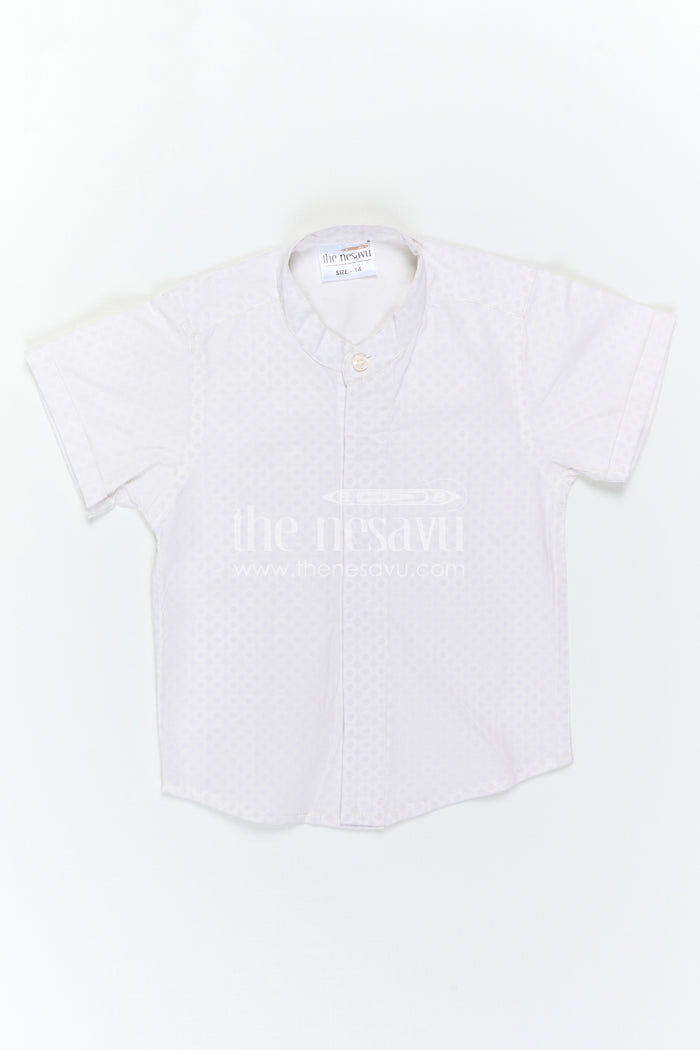 The Nesavu Boys Cotton Shirt Boys Cotton Shirt for Daily Wear and Comfortable Outings Nesavu Nesavu Boys Cotton Shirt For Daily Wear And Casual Outings With Breathable Comfortable Fabric
