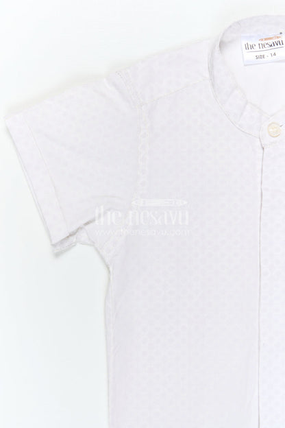 The Nesavu Boys Cotton Shirt Boys Cotton Shirt for Daily Wear and Comfortable Outings Nesavu Nesavu Boys Cotton Shirt For Daily Wear And Casual Outings With Breathable Comfortable Fabric