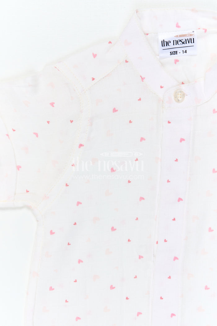 The Nesavu Boys Cotton Shirt Boys Cotton Shirt for Daily Wear and Playful Outings Nesavu Nesavu Boys Muslin Cotton Printed Shirt For Daily Wear And Summer Outings With Breathable Lightweight Fabric