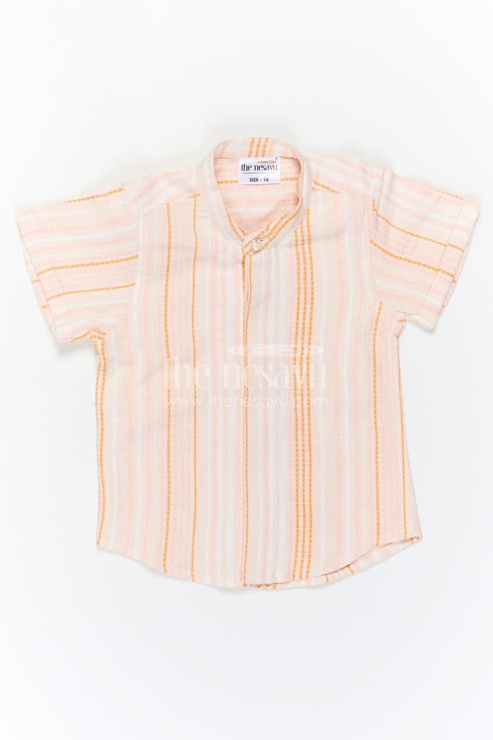 The Nesavu Boys Cotton Shirt Boys Cotton Shirt for Festive Days and Smart Casual Dressing Nesavu Nesavu Boys Cotton Shirt For Festive Days And Smart Casual Wear With Breathable Comfortable Fabric