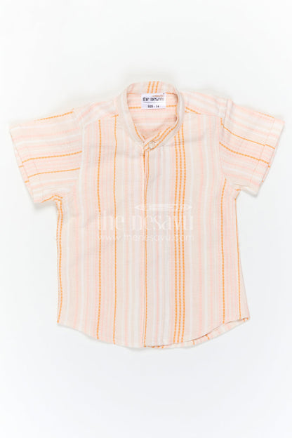 The Nesavu Boys Cotton Shirt Boys Cotton Shirt for Festive Days and Smart Casual Dressing Nesavu Nesavu Boys Cotton Shirt For Festive Days And Smart Casual Wear With Breathable Comfortable Fabric