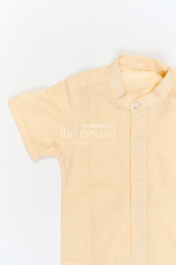 The Nesavu Boys Cotton Shirt Boys Cotton Shirt for Festive Outings and Everyday Style Nesavu Nesavu Boys Cotton Shirt For Festive Outings And Smart Casual Everyday Wear