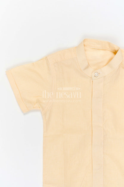 The Nesavu Boys Cotton Shirt Boys Cotton Shirt for Festive Outings and Everyday Style Nesavu Nesavu Boys Cotton Shirt For Festive Outings And Smart Casual Everyday Wear