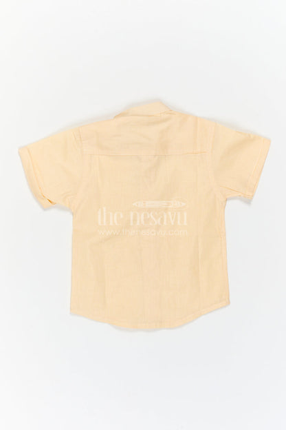 The Nesavu Boys Cotton Shirt Boys Cotton Shirt for Festive Outings and Everyday Style Nesavu Nesavu Boys Cotton Shirt For Festive Outings And Smart Casual Everyday Wear