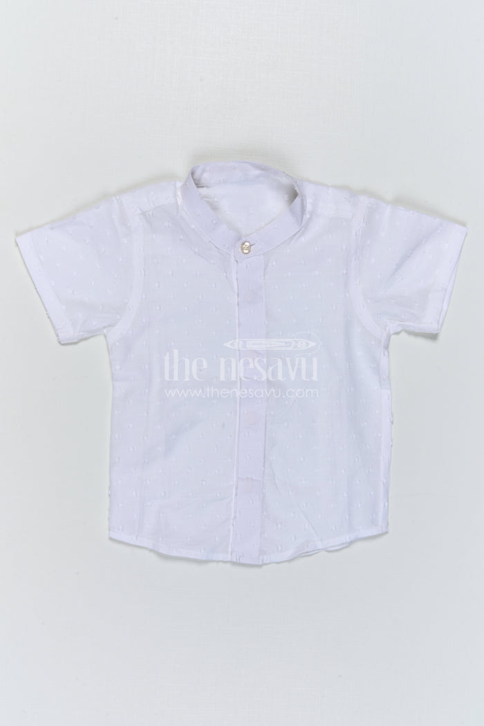 The Nesavu Boys Cotton Shirt Boys Cotton Shirt for Festive Outings and Family Gatherings Nesavu Nesavu Boys Cotton Shirt For Festive Outings And Smart Casual Everyday Wear