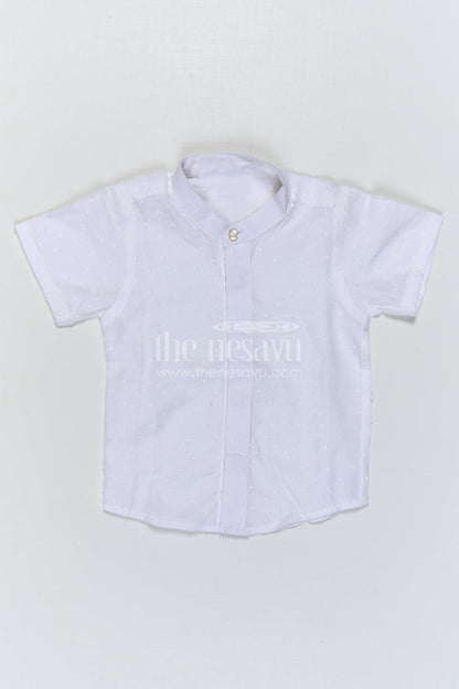 The Nesavu Boys Cotton Shirt Boys Cotton Shirt for Festive Outings and Family Gatherings Nesavu Nesavu Boys Cotton Shirt For Festive Outings And Smart Casual Everyday Wear
