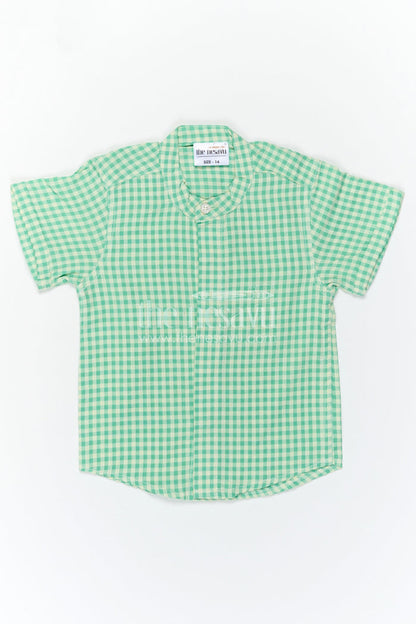 The Nesavu Boys Cotton Shirt Boys Cotton Shirt for Summer Outings and Daily Wear Nesavu Nesavu Boys Cotton Checked Shirt For Summer Outings And Daily Wear With Soft Breathable Fabric