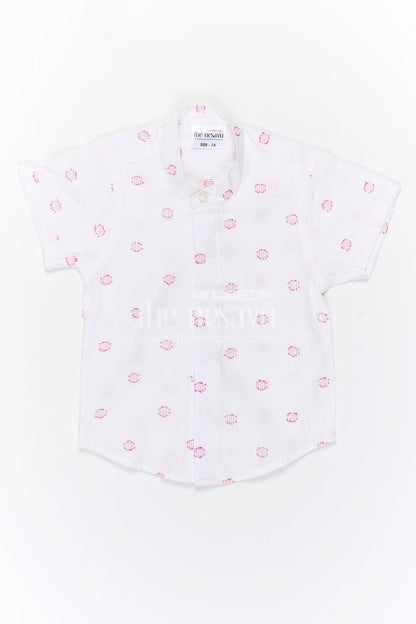 The Nesavu Boys Cotton Shirt Boys Cotton Shirt for Summer Wear and Everyday Comfort Nesavu Nesavu Boys Cotton Shirt For Summer Wear And Daily Comfort With Breathable Lightweight Fabric