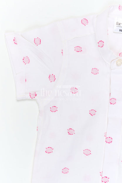 The Nesavu Boys Cotton Shirt Boys Cotton Shirt for Summer Wear and Everyday Comfort Nesavu Nesavu Boys Cotton Shirt For Summer Wear And Daily Comfort With Breathable Lightweight Fabric