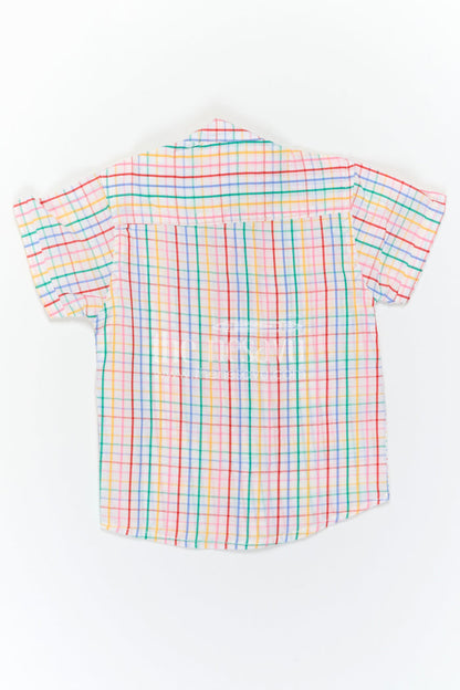 The Nesavu Boys Cotton Shirt Boys Cotton Shirt for Weekend Outings and Casual Wear Nesavu Nesavu Boys Cotton Checked Shirt For Weekend Outings And Casual Wear With Breathable Comfortable Fabric