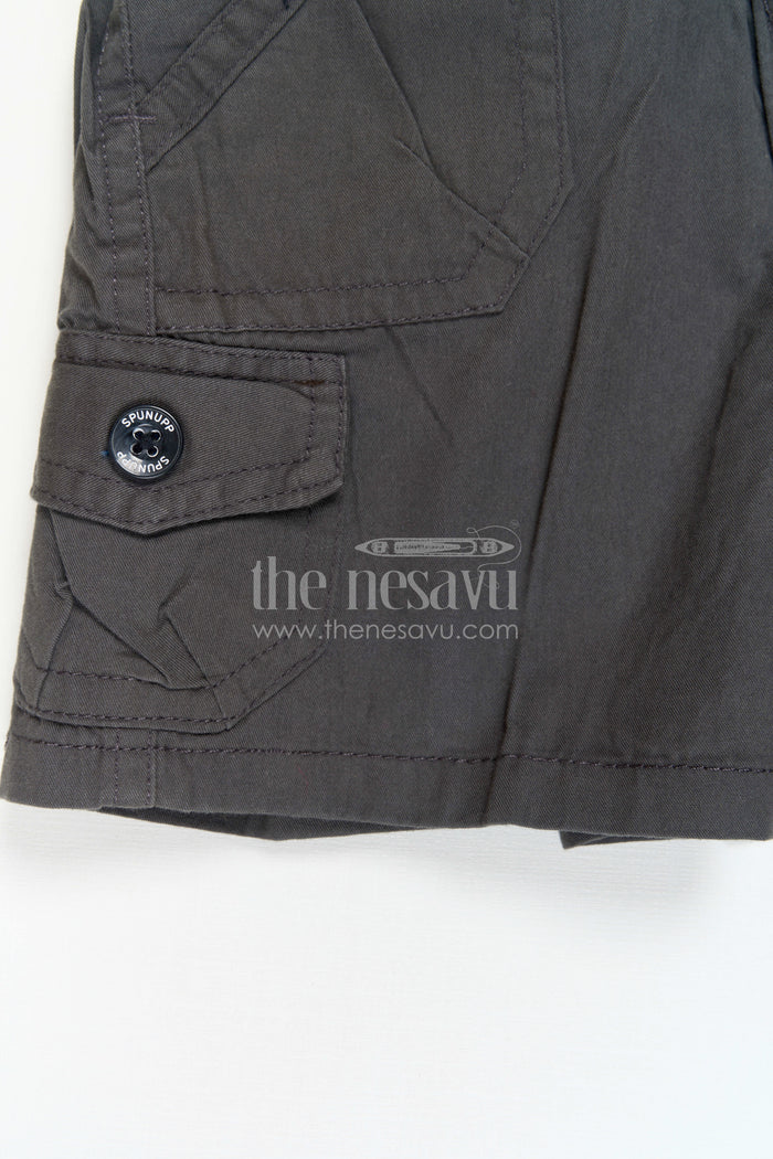 The Nesavu Boys Shorts Boys Cotton Shorts for School, Travel and Weekend Play Nesavu Nesavu cotton boys shorts for school, everyday wear and outdoor activities