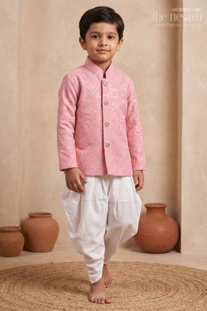 Boys Dhoti Set for Festive Rituals and Traditional Celebrations