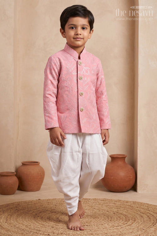 Boys Dhoti Set for Festive Rituals and Traditional Celebrations