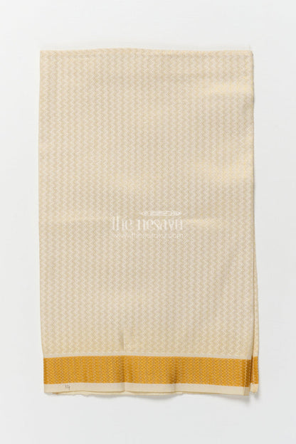 The Nesavu Boys Vesti Boys Embossed Vesti for Weddings and Festive Traditions Nesavu Nesavu boys tissue vesti embossed zari design weddings poojas festive occasions
