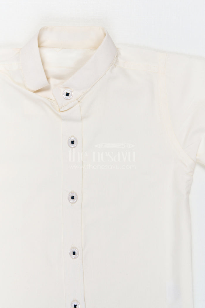 The Nesavu Boys Jacket Sets Boys Embroidered Jacket Set for Weddings and Festive Celebrations Nesavu Nesavu boys cotton cambric embroidered jacket set for weddings family celebrations and festive occasions