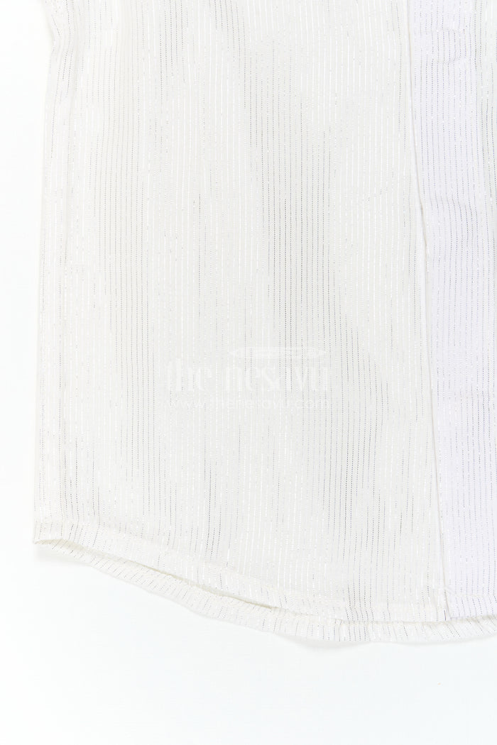 The Nesavu Boys Cotton Shirt Boys Festive Shirt for Celebration Photos Nesavu Nesavu Boys Festive Shirt For Celebration Photos With Lurex Zari Cotton And Moustache Applique