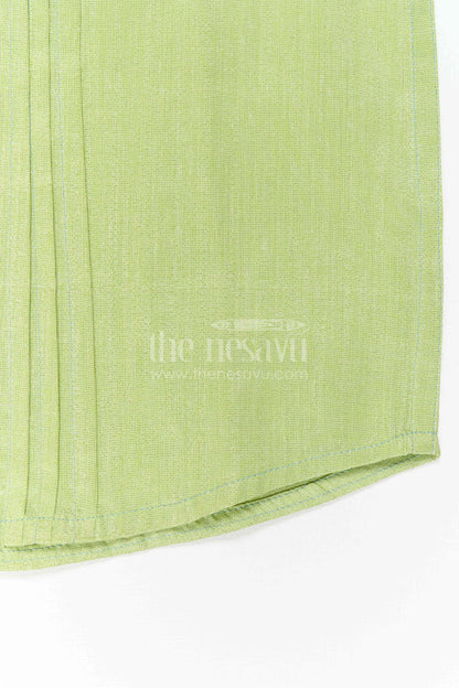The Nesavu Boys Silk Shirt Boys Festive Silk Shirt for Traditional Celebrations Nesavu Nesavu Boys Tissue Silk Shirt For Traditional Celebrations Weddings And Festive Family Events
