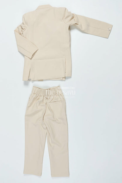 The Nesavu Boys Jacket Sets Boys formal Jacket Set for Weddings and Festive Occasions Nesavu Nesavu boys blazer jacket set terry rayon weddings formal festive wear