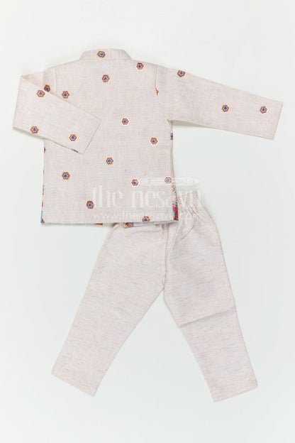 Boys Jacket Dress for Festive Days and Family Gatherings