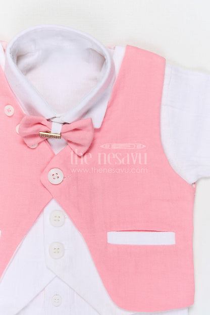 The Nesavu Boys Jacket Sets Boys Jacket Set for Festive Occasions and Traditional Celebrations Nesavu Nesavu boys muslin cotton jacket set for festive occasions weddings and cultural celebrations