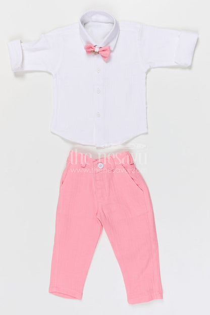 The Nesavu Boys Jacket Sets Boys Jacket Set for Festive Occasions and Traditional Celebrations Nesavu Nesavu boys muslin cotton jacket set for festive occasions weddings and cultural celebrations