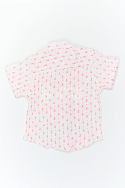 The Nesavu Boys Cotton Shirt Boys Muslin Cotton Shirt for Daily Wear and Light Comfort Nesavu Nesavu Boys Muslin Cotton Printed Shirt For Daily Wear And Casual Outings With Breathable Soft Fabric