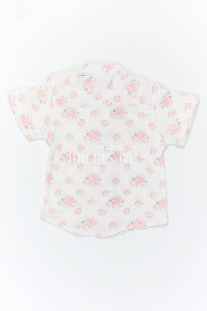 The Nesavu Boys Cotton Shirt Boys Muslin Cotton Shirt for Summer Outings and Soft Comfort Nesavu Nesavu Boys Muslin Cotton Printed Shirt For Summer Outings And Everyday Comfort With Soft Breathable Fabric