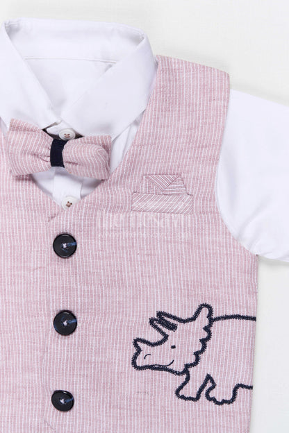 The Nesavu Boys Jacket Sets Boys Party Wear Jacket Set for Birthdays and Family Functions Nesavu Nesavu boys cotton embroidered jacket set for birthday celebrations family functions and parties